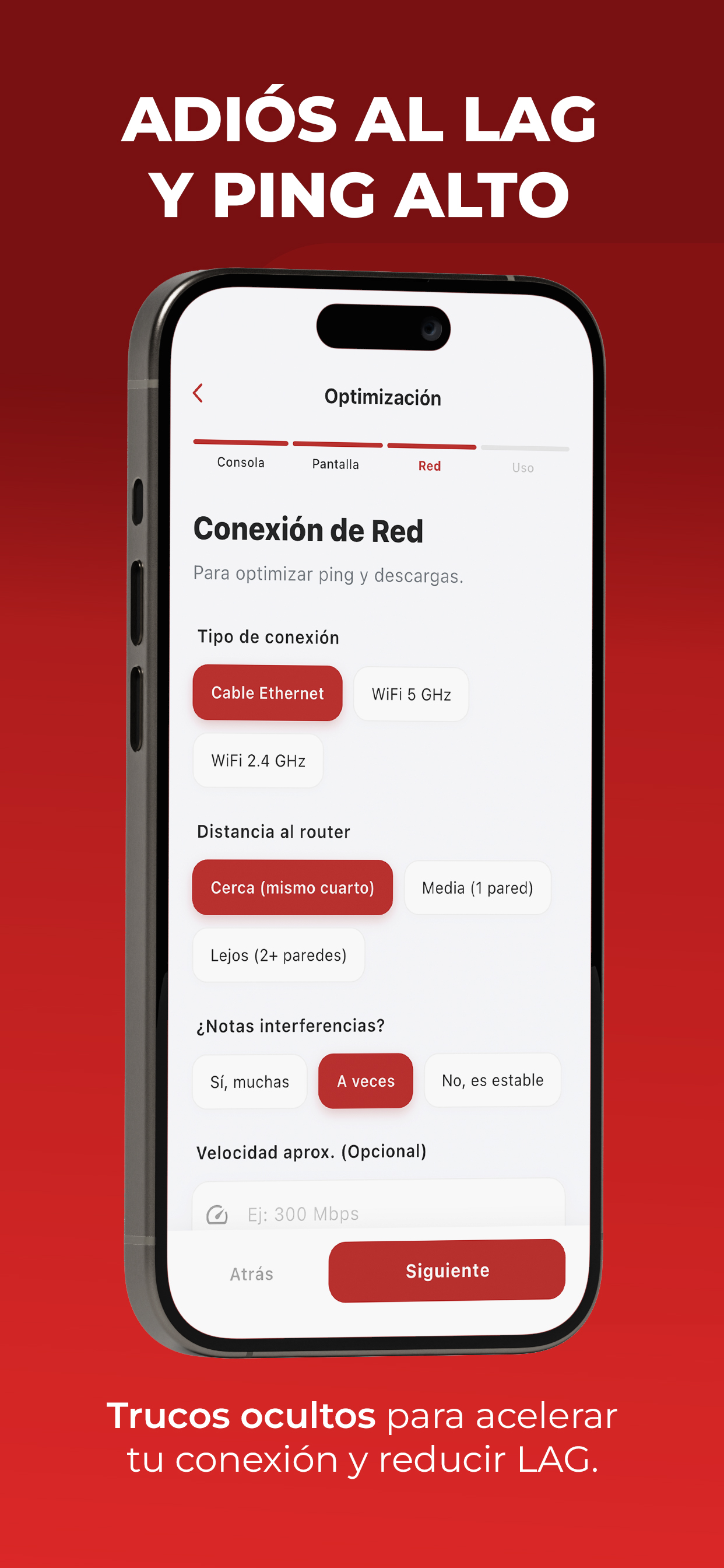 Optimización de conexión y reducción de lag dentro de PLEYX
